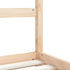 Kids Bed Frame 92x187 cm Single Solid Wood Pine