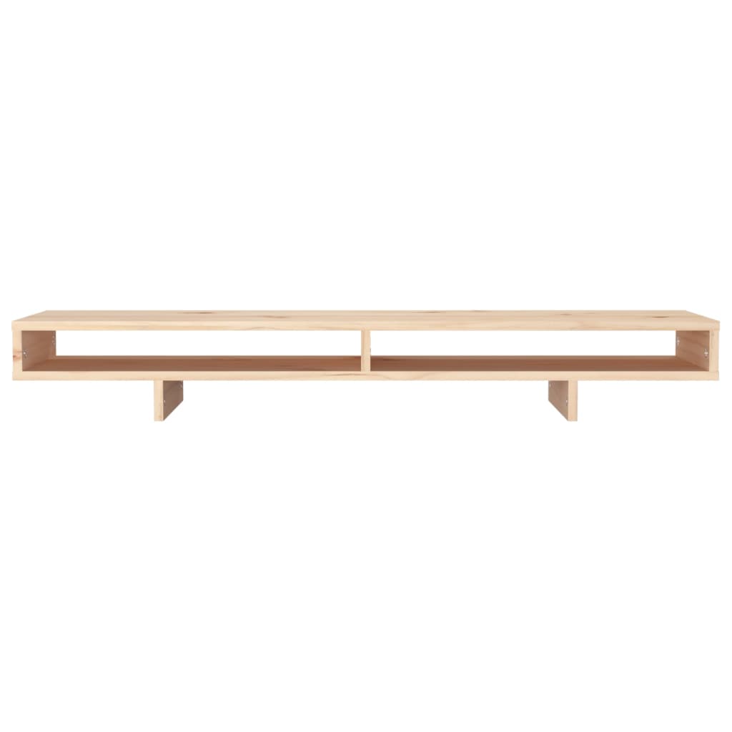 Monitor Stand 100x27x14 cm Solid Wood Pine