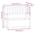 Bench White 112.5x51.5x96.5 cm Solid Wood Pine