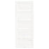 Barn Door White 80x1.8x204.5 cm Solid Wood Pine
