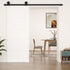 Barn Door White 80x1.8x204.5 cm Solid Wood Pine