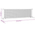 Tennis Net Black and Red 300x100x87 cm Polyester