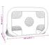 Football Goal Net with Target 120x80x80 cm Polyester