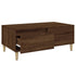 Coffee Table Brown Oak 90x50x36.5 cm Engineered Wood