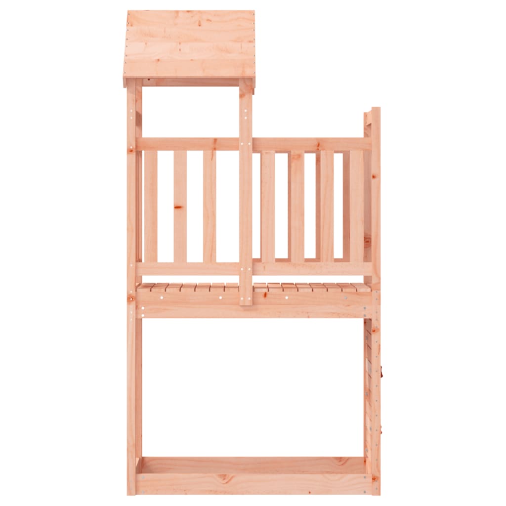 Play Tower with Rockwall 53x110.5x214 cm  Solid Wood Douglas