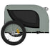 Pet Bike Trailer Grey and Black Oxford Fabric and Iron