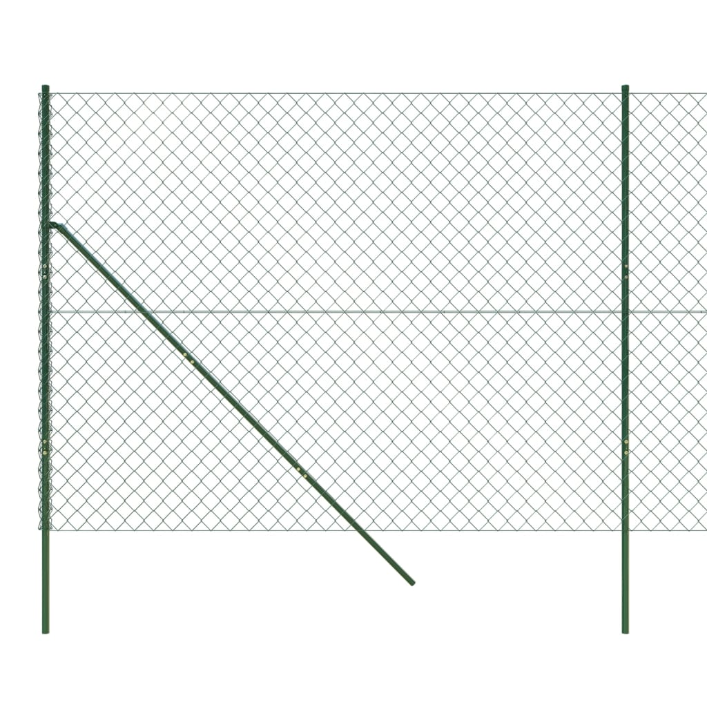 Chain Link Fence Green 1.8x25 m