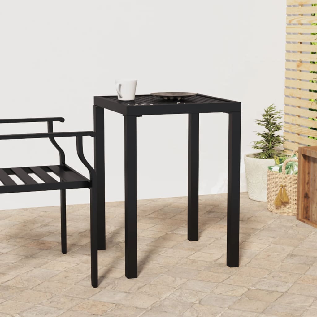 Garden Table Anthracite 50x50x72 cm Steel