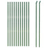 Wire Mesh Fence Green 1.6x25 m Galvanised Steel