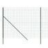 Wire Mesh Fence Green 1.6x25 m Galvanised Steel