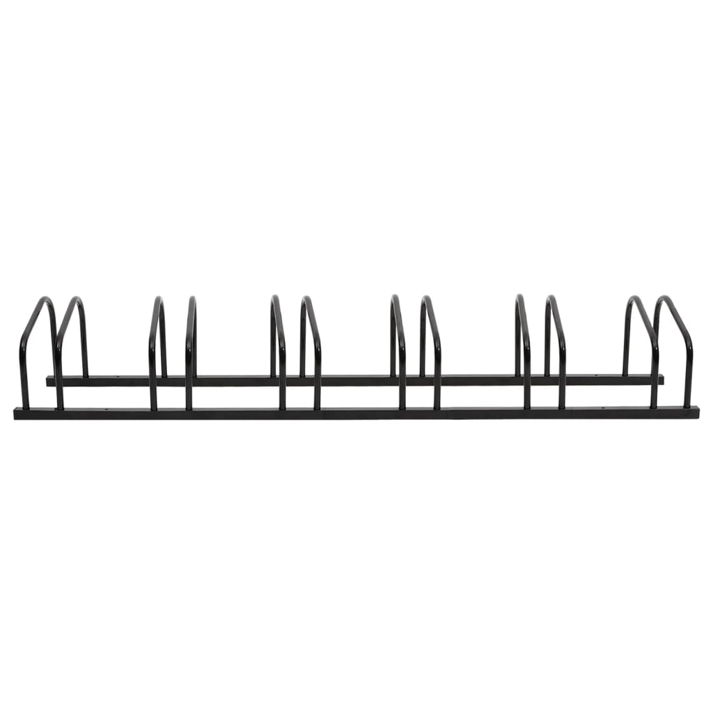 Bike Rack for 6 Bikes Black Steel