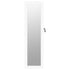 Mirror Jewellery Cabinet Wall Mounted White 30x8.5x106 cm