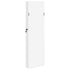 Mirror Jewellery Cabinet Wall Mounted White 30x8.5x106 cm