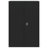 File Cabinet Black 90x40x140 cm Steel