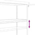 File Cabinet Black 90x40x140 cm Steel