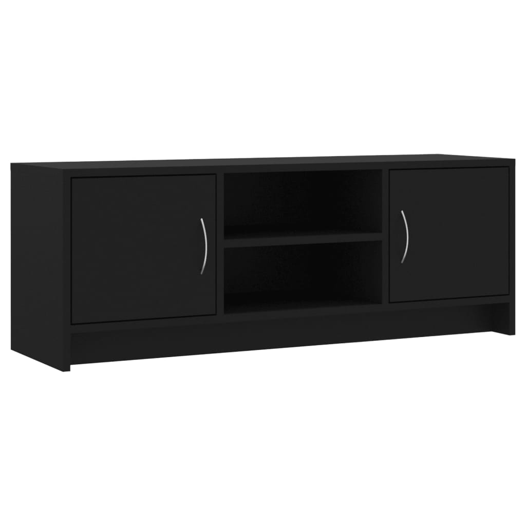 TV Cabinet Black 102x30x37.5 cm Engineered Wood