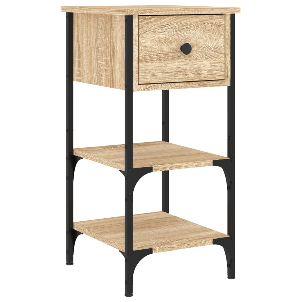 Bedside Cabinet Sonoma Oak 34x36x70 cm Engineered Wood