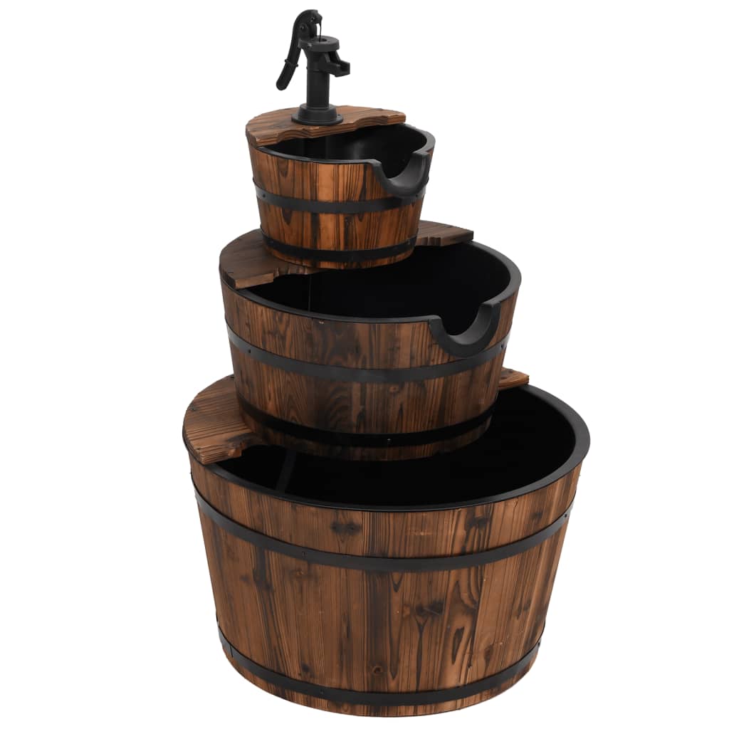 Water Fountain with Pump 60x60x94 cm Solid Wood Fir