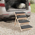 Dog Stair Grey 105x47 cm Solid Wood Fir