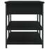 Shoe Bench Black 100x42.5x50 cm Engineered Wood