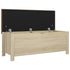 Storage Box with Cushion Sonoma Oak 105x40x45 cm
