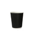 200 Pcs 8oz Disposable Takeaway Coffee Paper Cups Triple Wall Take Away w Lids