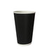 500 Pcs 16oz Disposable Takeaway Coffee Paper Cups Triple Wall Take Away w Lids