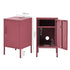 ArtissIn Bedside Table Metal Cabinet - MINI Pink