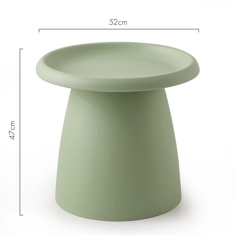 Coffee Table Round 52CM Plastic Green