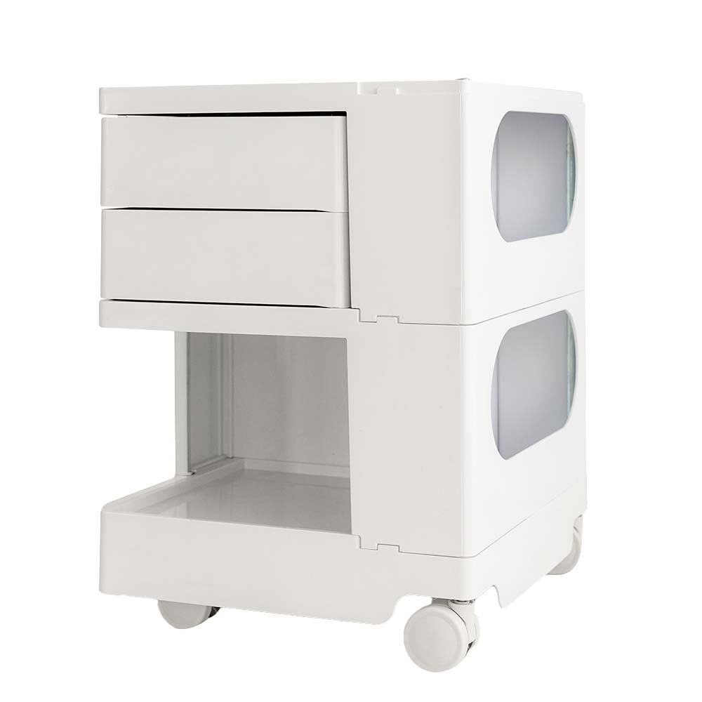 ArtissIn Storage Trolley Bedside Table 3 Tier Cart Boby Replica White