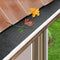Aluminium Gutter Guard Mesh 30 Pack Black Leaf Protection 1m