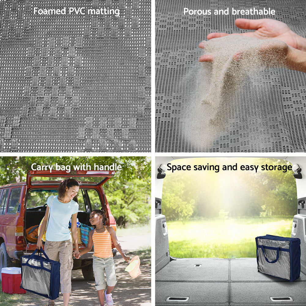 5M X 2.5M Annex Matting 600GSM Floor Mats Mesh Caravan Camping Annexe