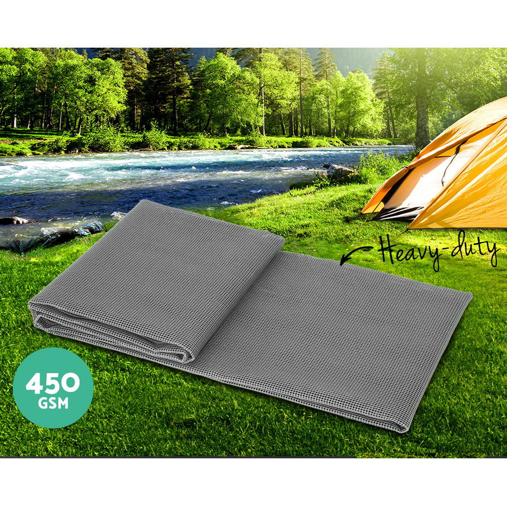 7M X 2.5M Annex Matting Floor Mats Mesh Caravan Camping Annexe