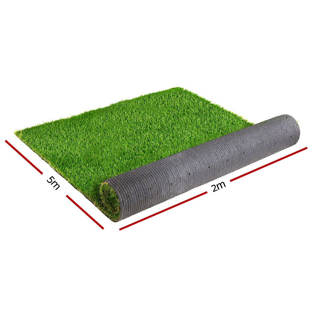 Primeturf Artificial Grass 60SQM 30mm Synthetic Fake Lawn Turf Plastic Plant 4-coloured 2mx5m