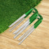 Artificial Grass 100pcs Synthetic Pins Fake Lawn Turf Weed Mat Pegs Joining Tape