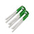200 Pack Artificial Grass Pins U Shape Turf Pegs Galvanized Steel