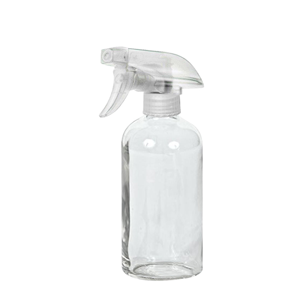 4x 500ml Clear Glass Spray Bottles Trigger Water Sprayer Aromatherapy Dispenser