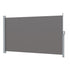 Instahut Side Awning Sun Shade Outdoor Retractable Privacy Screen 1.8X3M Grey