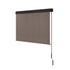 Instahut Outdoor Blinds Light Filtering Roll Down Awning Shade 3X2.5M Brown