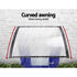 Instahut Window Door Awning 1mx1.2m Transparent Hollow Sheet Plastic Frame