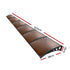 Instahut Window Door Awning 1mx6m Brown Hollow Sheet Plastic Frame