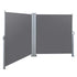 Side Awning Sun Shade Outdoor Retractable Privacy Screen 2MX6M Grey