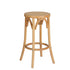 Bar Stool Rattan Seat Wooden