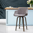 Bar Stools Swivel Velvet Padded Wooden