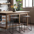Bar Stools Kitchen Counter Stools Metal Chairs x2