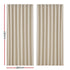 Artiss 2X Blockout Curtains Eyelet 240x230cm Beige