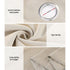 2X Blockout Curtains Eyelet 300x230cm Beige