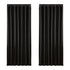 Artiss 2X Blockout Curtains Eyelet 240x230cm Black Shine