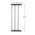Baby Kids Pet Safety Security Gate Stair Barrier Doors Extension Panels 20cm BK