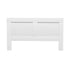 Bed Head Headboard King with Shelves - CABI White